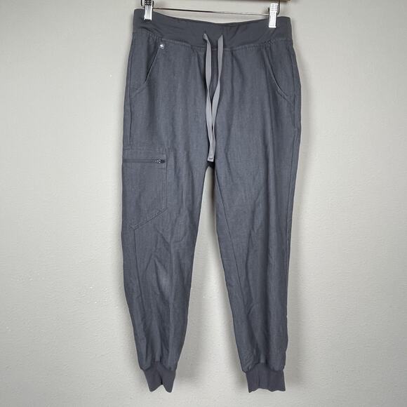 FIGS Zamora Jogger Scrub Pants S Graphite Gray Technical Collection Medical - Picture 1 of 8